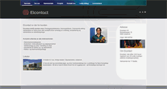 Desktop Screenshot of elcontact.no