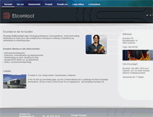 Tablet Screenshot of elcontact.no